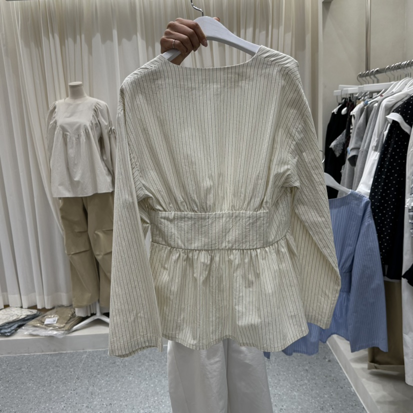 AFTERNOON韓國東大門代購女裝新品人氣26春夏時尚襯衫蕾絲衫AFTERNOON襯衫/蕾絲衫