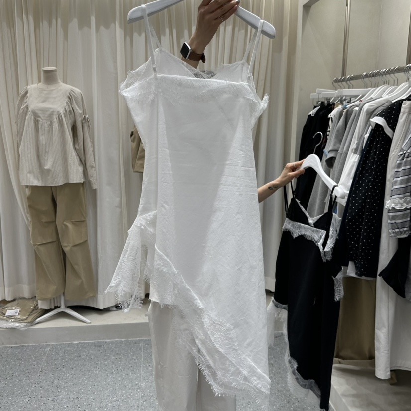 AFTERNOON韓國東大門代購女裝新款推薦熱賣26春夏連衣裙蕾絲AFTERNOON連衣裙