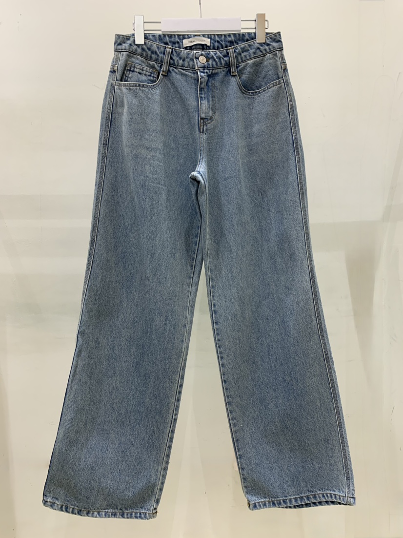 THE SIGNATURE韓國直郵女裝新品人氣26春夏推薦職業牛仔褲THE SIGNATURE牛仔褲圖色1