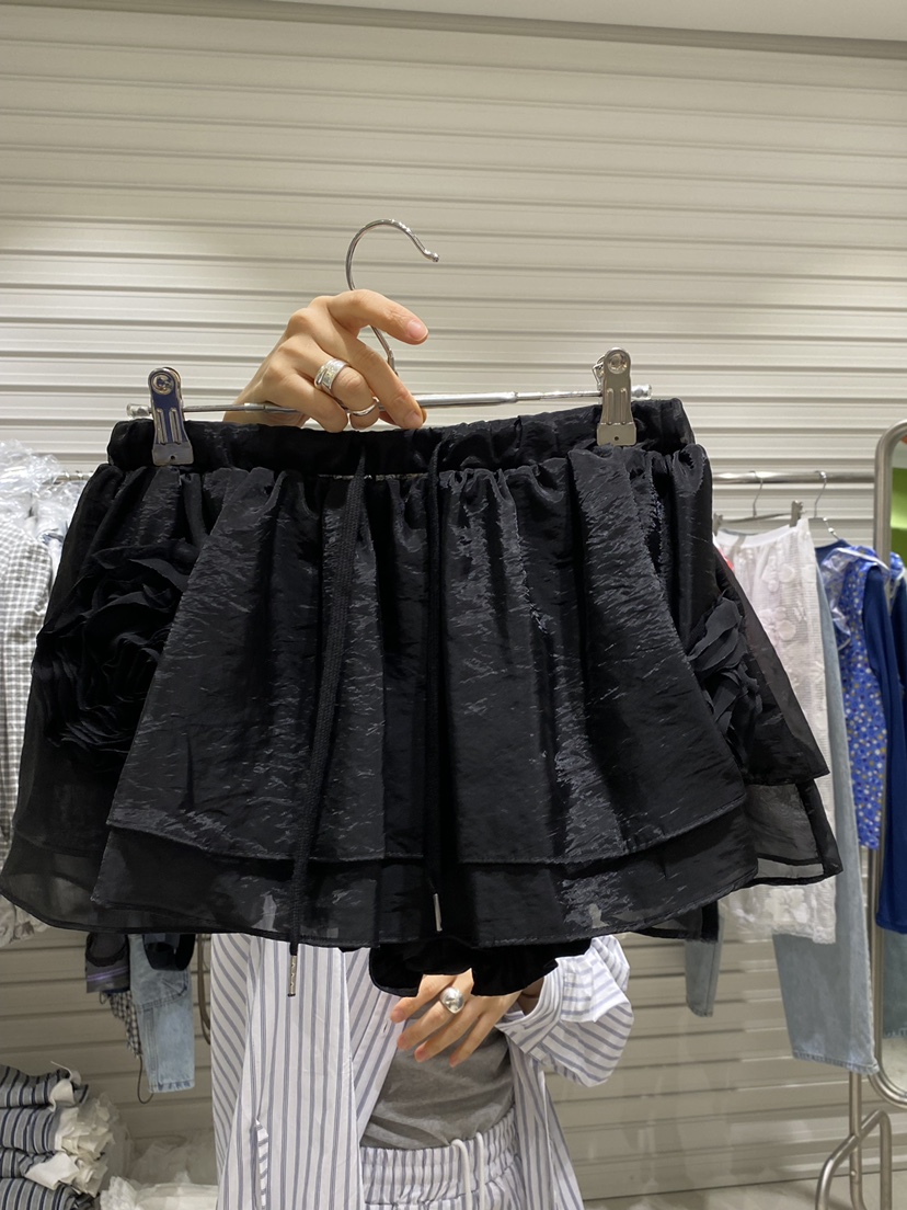 BRICKLANE韓國直郵實拍女士新款26春夏職業人氣時尚裙褲雪紡BRICKLANE裙褲圖色2