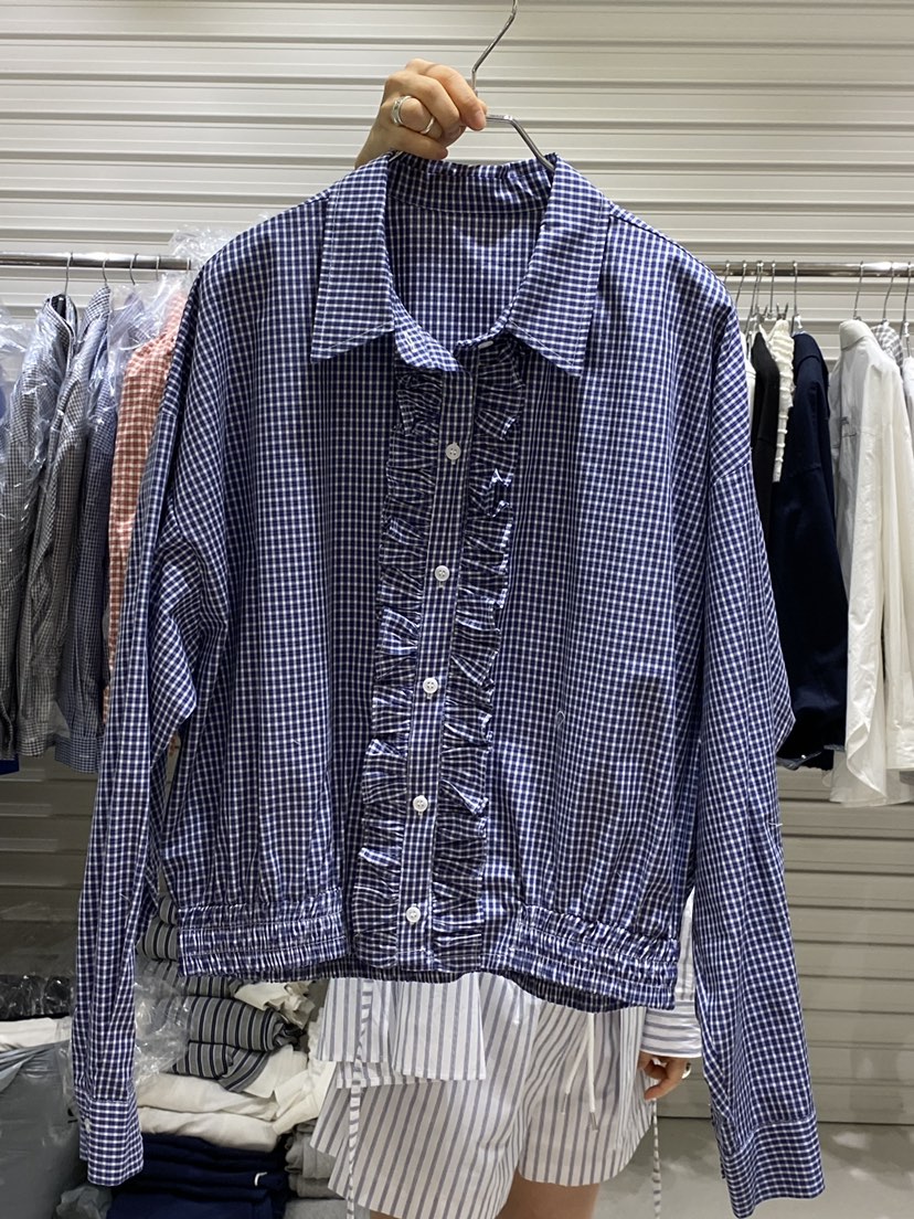 BRICKLANE韓國代購女士新品推薦熱賣人氣時尚職業襯衫蕾絲衫BRICKLANE襯衫/蕾絲衫圖色1