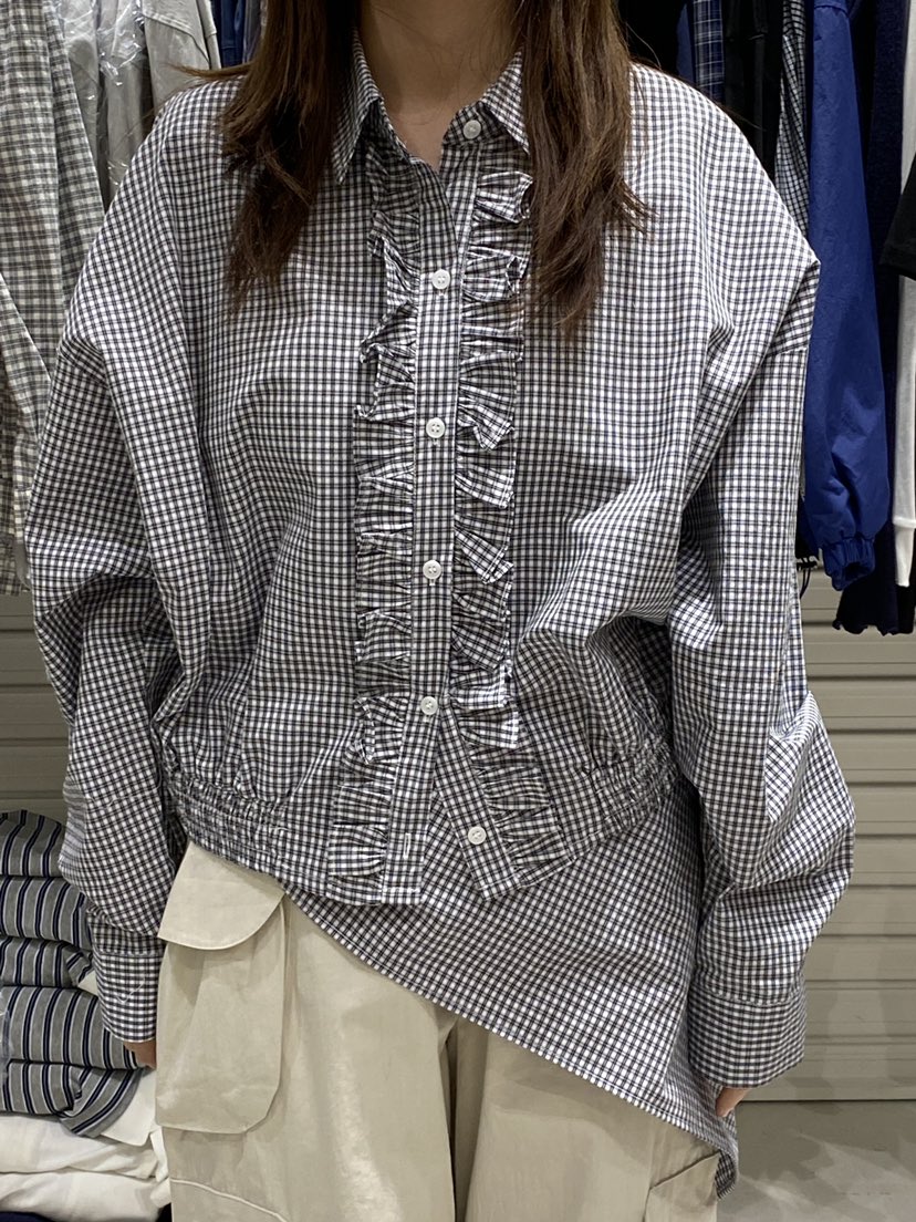 BRICKLANE韓國代購女士新品推薦熱賣人氣時尚職業襯衫蕾絲衫BRICKLANE襯衫/蕾絲衫圖色2