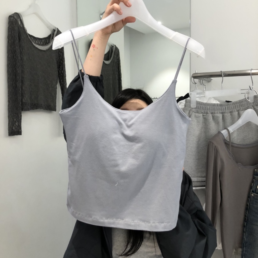 AUBE韓國東大門直郵女裝新品熱賣推薦時尚人氣休閑吊帶背心AUBE吊帶/背心圖色2