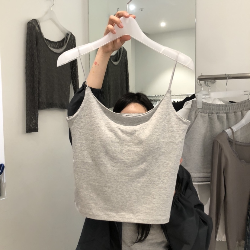 AUBE韓國東大門直郵女裝新品熱賣推薦時尚人氣休閑吊帶背心AUBE吊帶/背心圖色3