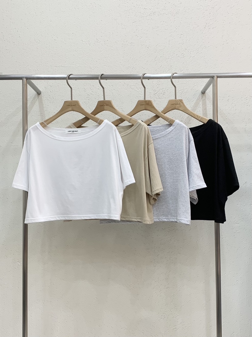 LIGHT AND SALT韓國直郵實拍女士新品時尚休閑人氣職業T恤LIGHT AND SALTT恤