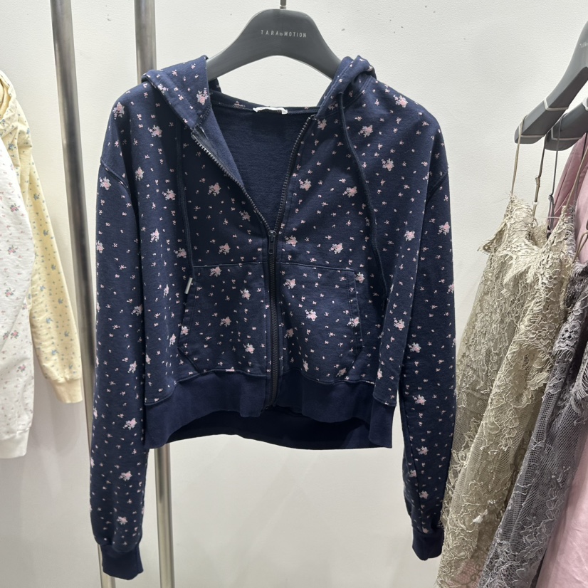 TARABY MOTION韓國直郵實拍女士新品26春夏熱賣衛衣拉鏈TARABY MOTION衛衣圖色2