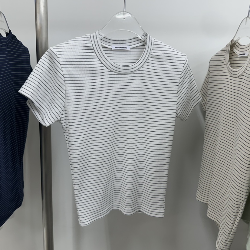 TOPDRESSING韓國東大門直郵女裝新款26春夏推薦休閑熱賣T恤TOPDRESSINGT恤圖色1白色