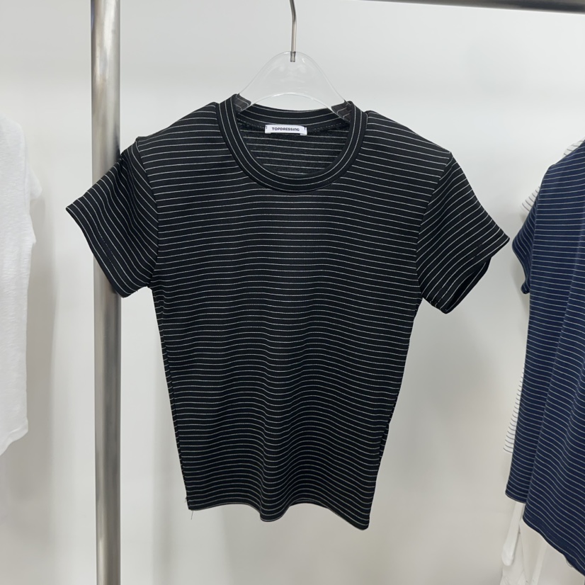 TOPDRESSING韓國東大門直郵女裝新款26春夏推薦休閑熱賣T恤TOPDRESSINGT恤圖色3黑色