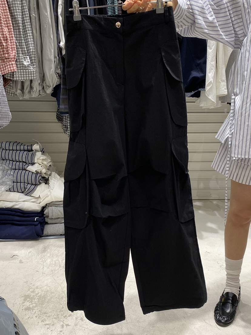 BRICKLANE韓國代購女士新款26春夏職業休閑人氣休閑褲口袋BRICKLANE休閑褲圖色2