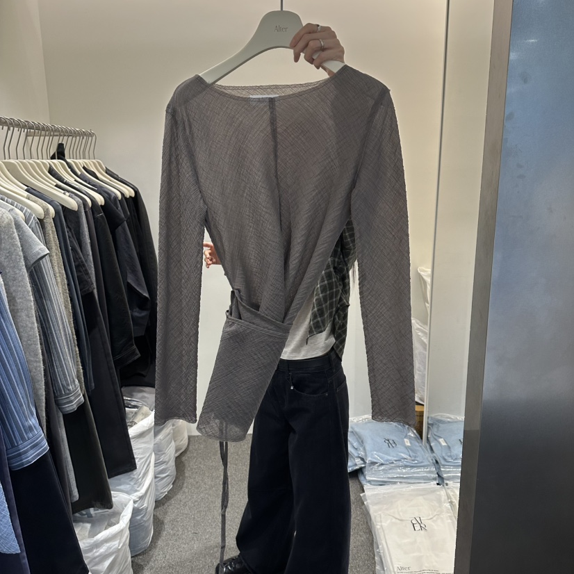 ALTER韓國直郵實拍女士新款職業人氣推薦熱賣休閑襯衫蕾絲衫Alter襯衫/蕾絲衫圖色3
