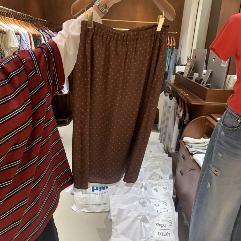 HEBON韓國直郵女士新品職業休閑熱賣人氣26春夏半身裙中短裙HEBON半身裙/中短裙