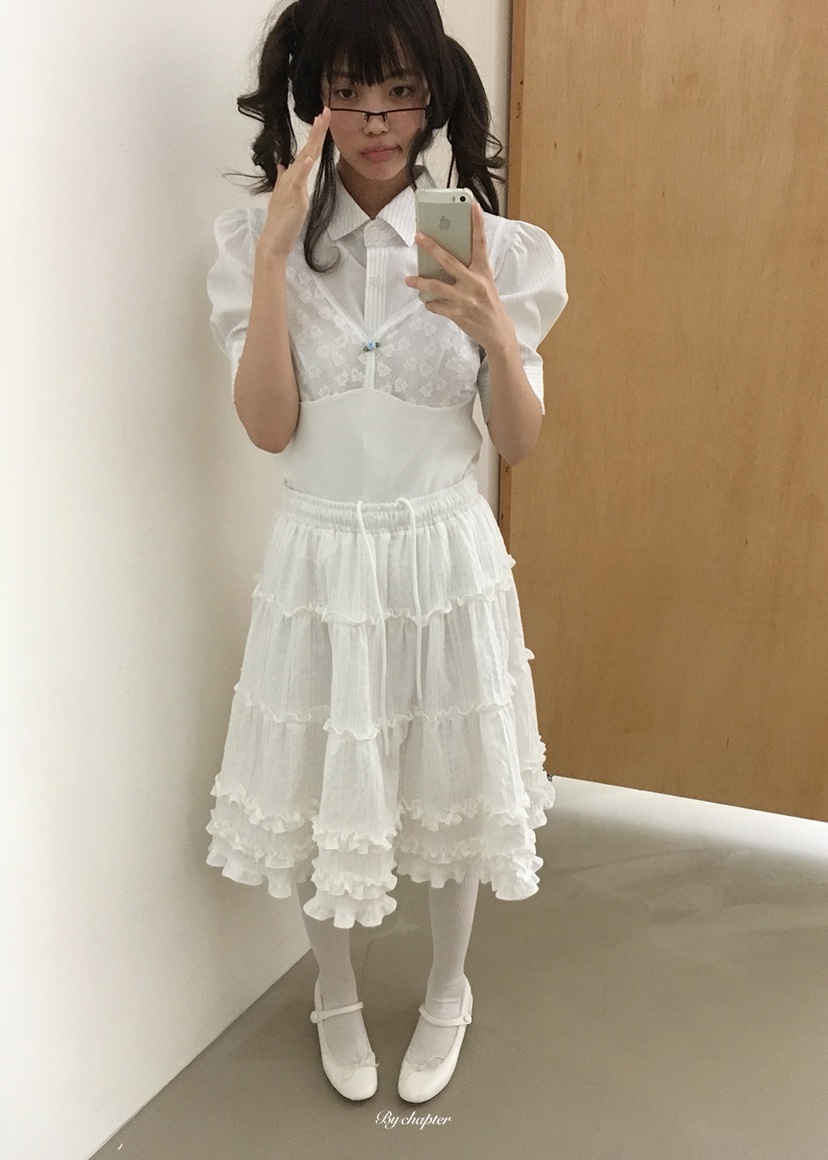 BY CHAPTER韓國東大門直郵女裝新款熱賣襯衫蕾絲衫不含內搭鏤空BY Chapter襯衫/蕾絲衫