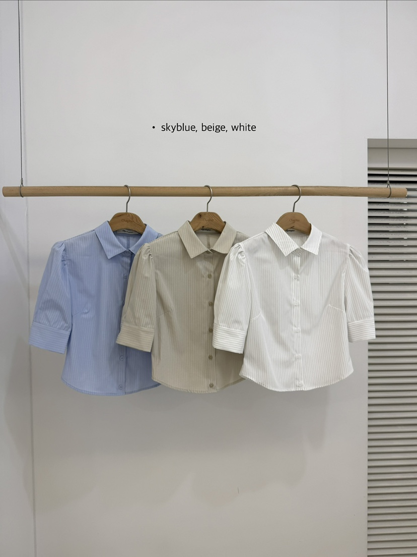 BY CHAPTER韓國東大門直郵女裝新款熱賣襯衫蕾絲衫不含內搭鏤空BY Chapter襯衫/蕾絲衫圖色1左一色