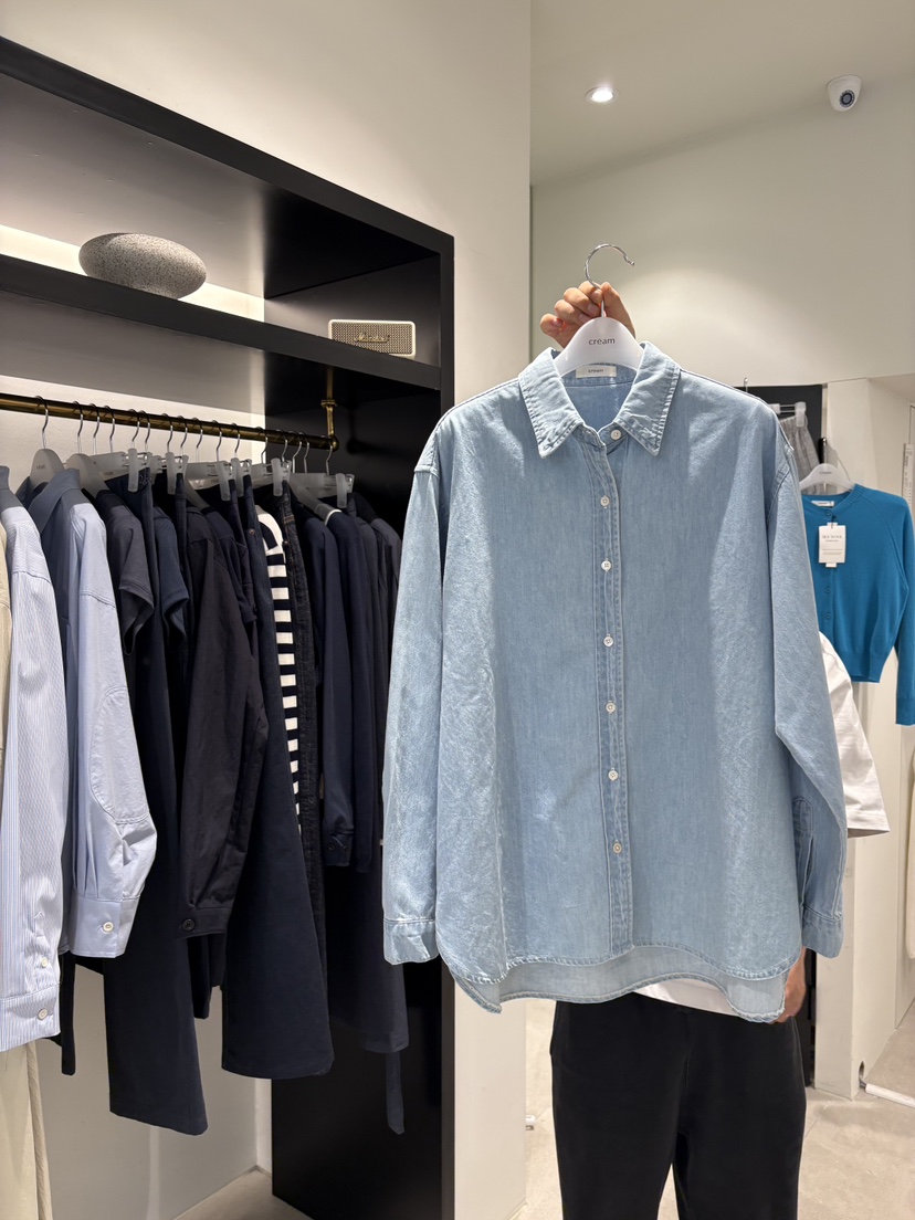 CREAM-P韓國直郵女士新品26春夏休閑時尚職業襯衫蕾絲衫CREAM-P襯衫/蕾絲衫圖色1