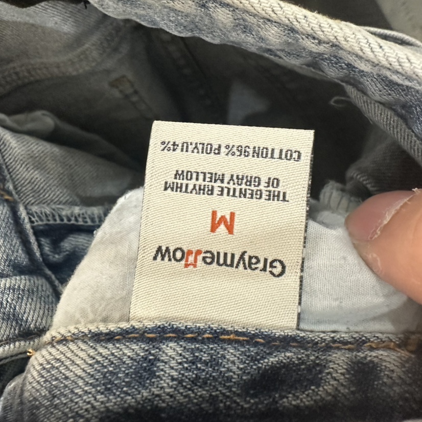 GRAYMELLOW韓國直郵女士新款推薦熱賣休閑職業人氣牛仔褲GRAYMELLOW牛仔褲