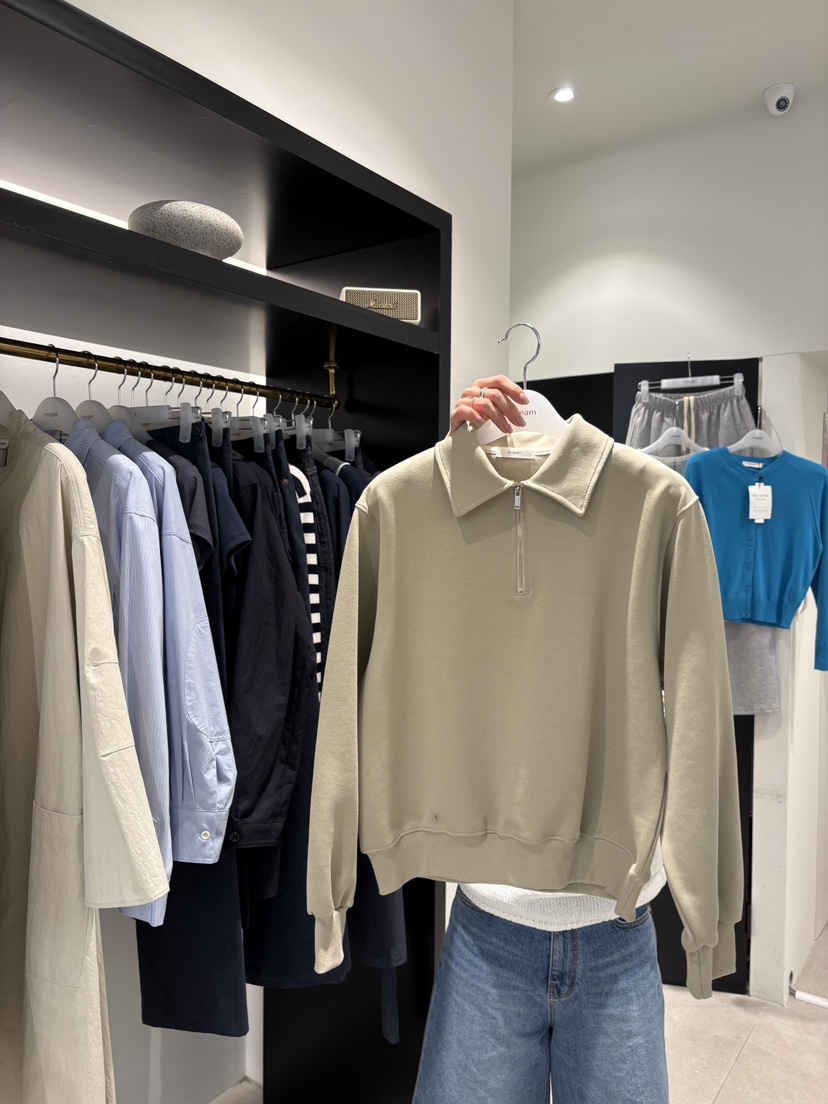 CREAM-P韓國直郵女裝新款熱賣人氣時尚推薦休閑衛衣拉鏈CREAM-P衛衣圖色3