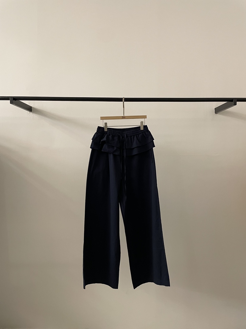 2DA/DARIMI-P韓國直郵實拍女士新款職業人氣休閑休閑褲2DA/DARIMI-P休閑褲圖色3深藍色