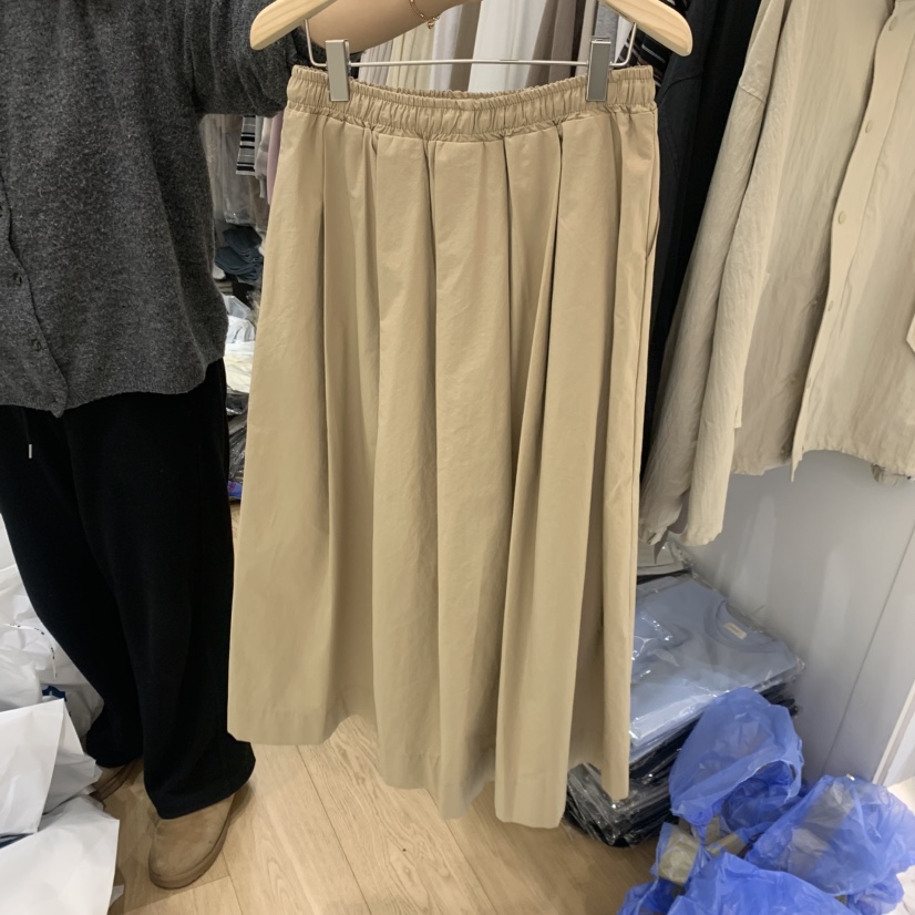 HOUSE OF/DE MERRY韓國直郵實拍女士新品熱賣長裙百褶褶裙HOUSE OF/DE MERRY長裙