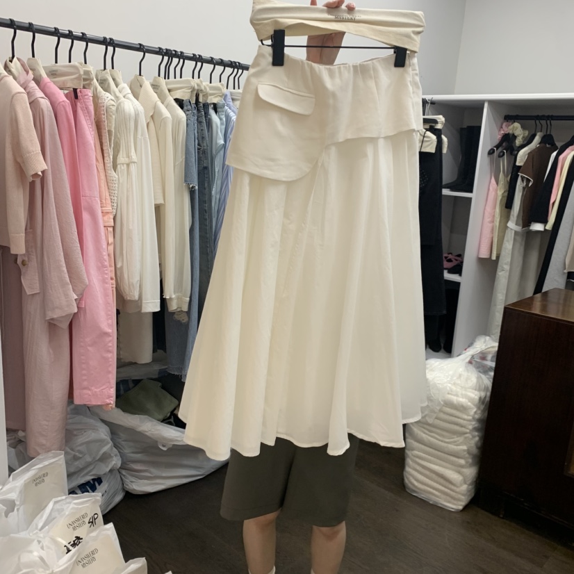 UNANSWERED-MYSTERY/FIFO韓國直郵女士新品休閑長裙包含腰帶UNANSWERED-MYSTERY/FIFO長裙圖色2