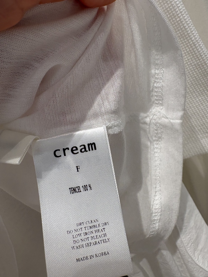 CREAM-P韓國直郵女裝新品人氣推薦時尚26春夏熱賣職業T恤CREAM-PT恤