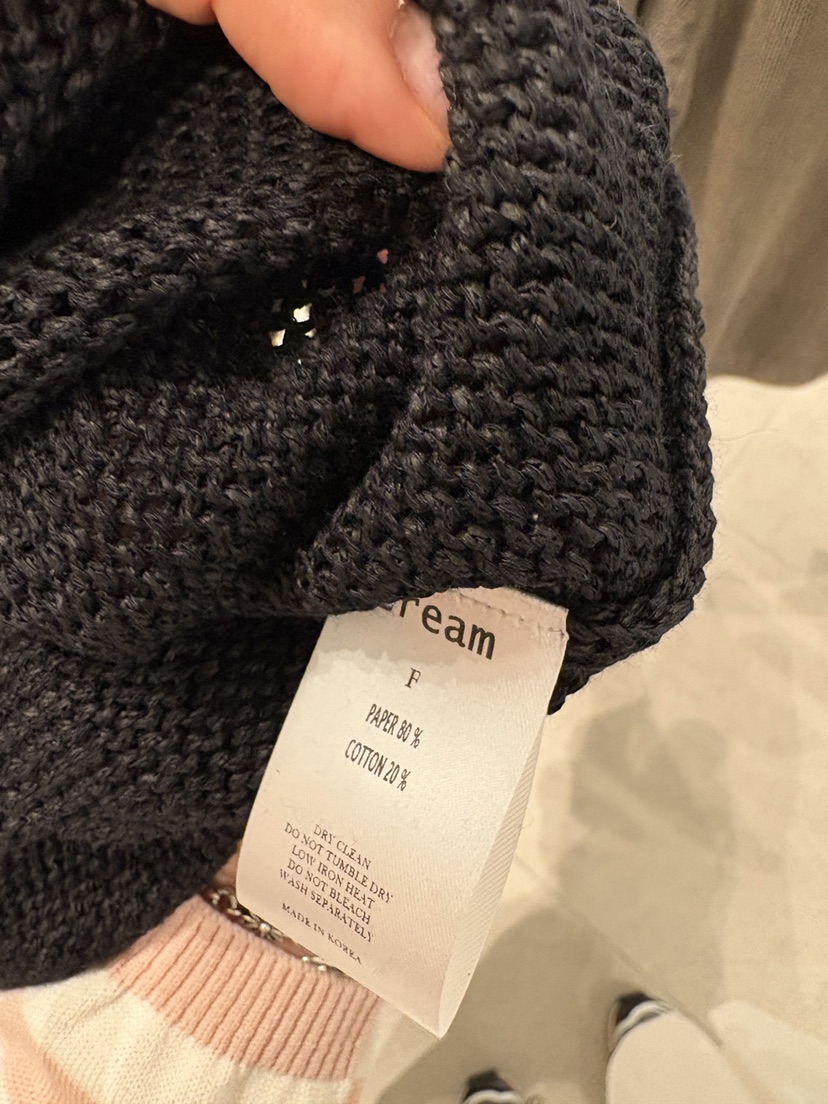 CREAM-P韓國代購女士新款職業人氣熱賣26春夏推薦針織衫CREAM-P針織衫