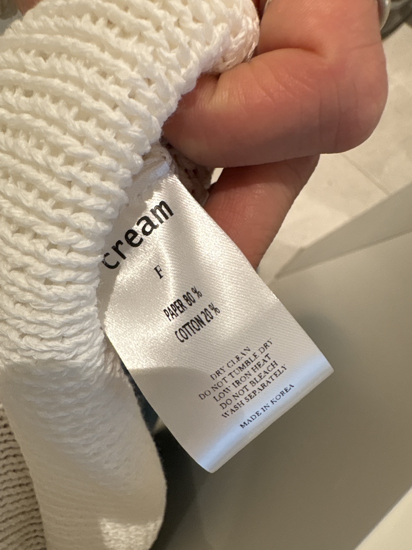 CREAM-P韓國東大門直郵女士新款休閑26春夏時尚職業針織衫CREAM-P針織衫