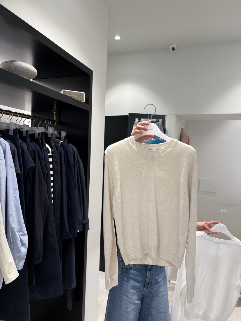 CREAM-P韓國東大門直郵女士新款休閑26春夏時尚職業針織衫CREAM-P針織衫圖色2