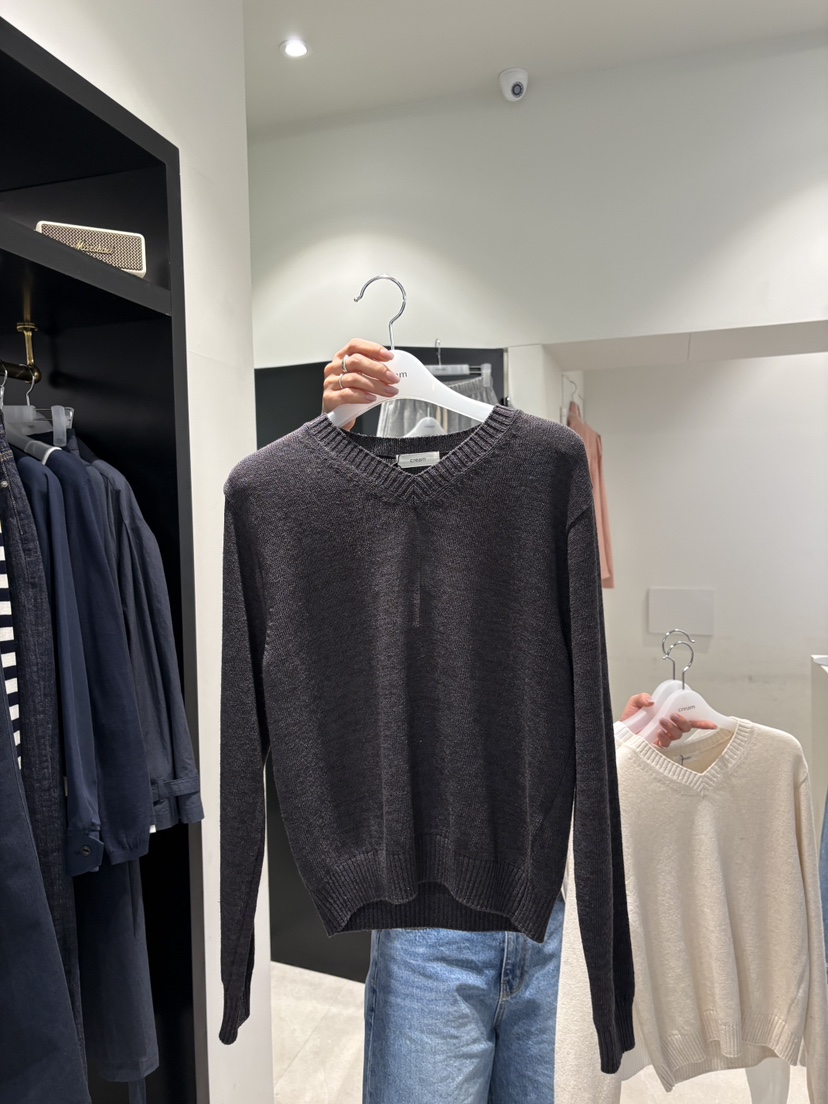 CREAM-P韓國東大門直郵女士新款休閑26春夏時尚職業針織衫CREAM-P針織衫圖色3