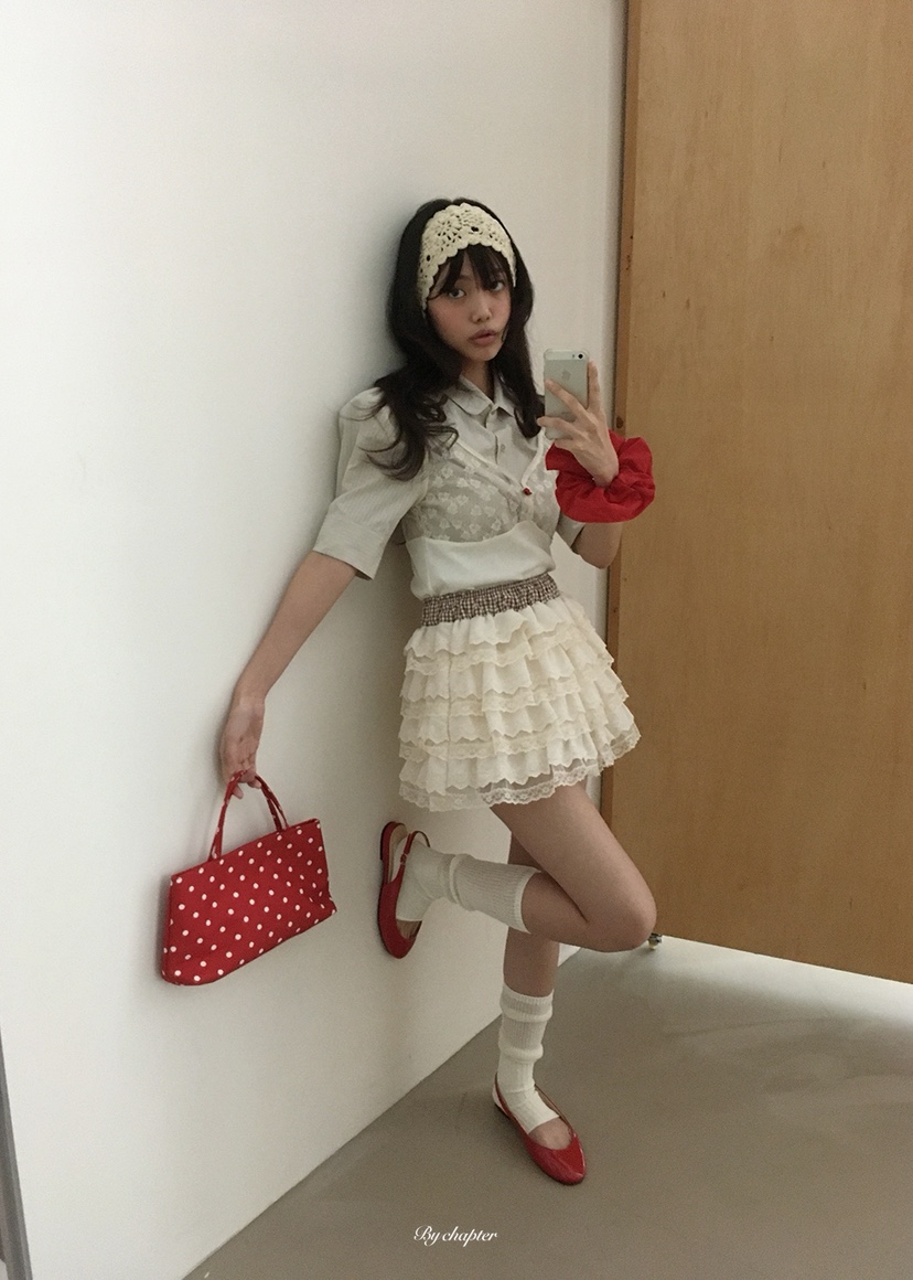 BY CHAPTER韓國直郵實拍女士新品時尚吊帶背心不含內搭蕾絲BY Chapter吊帶/背心