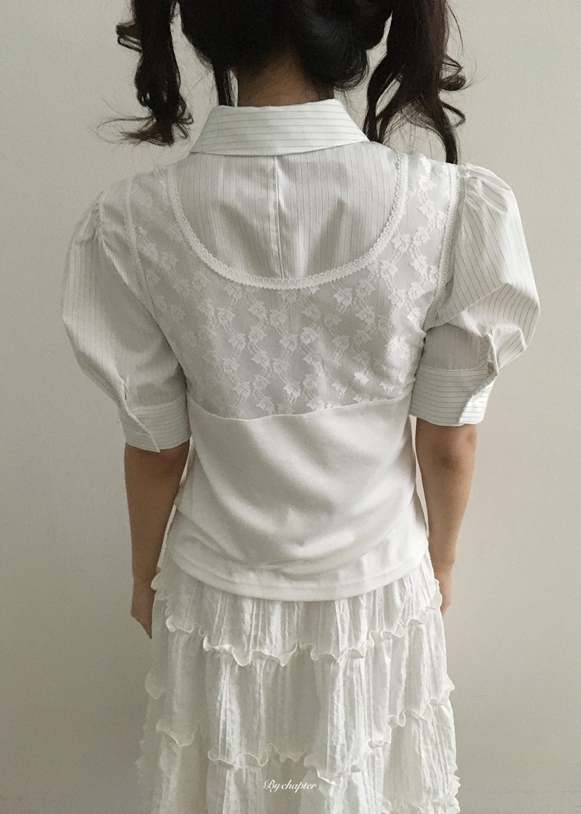 BY CHAPTER韓國直郵實拍女士新品時尚吊帶背心不含內搭蕾絲BY Chapter吊帶/背心