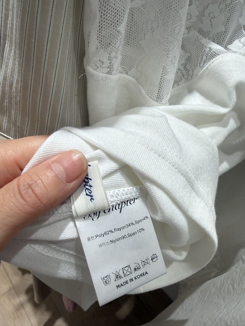 BY CHAPTER韓國直郵實拍女士新品時尚吊帶背心不含內搭蕾絲BY Chapter吊帶/背心