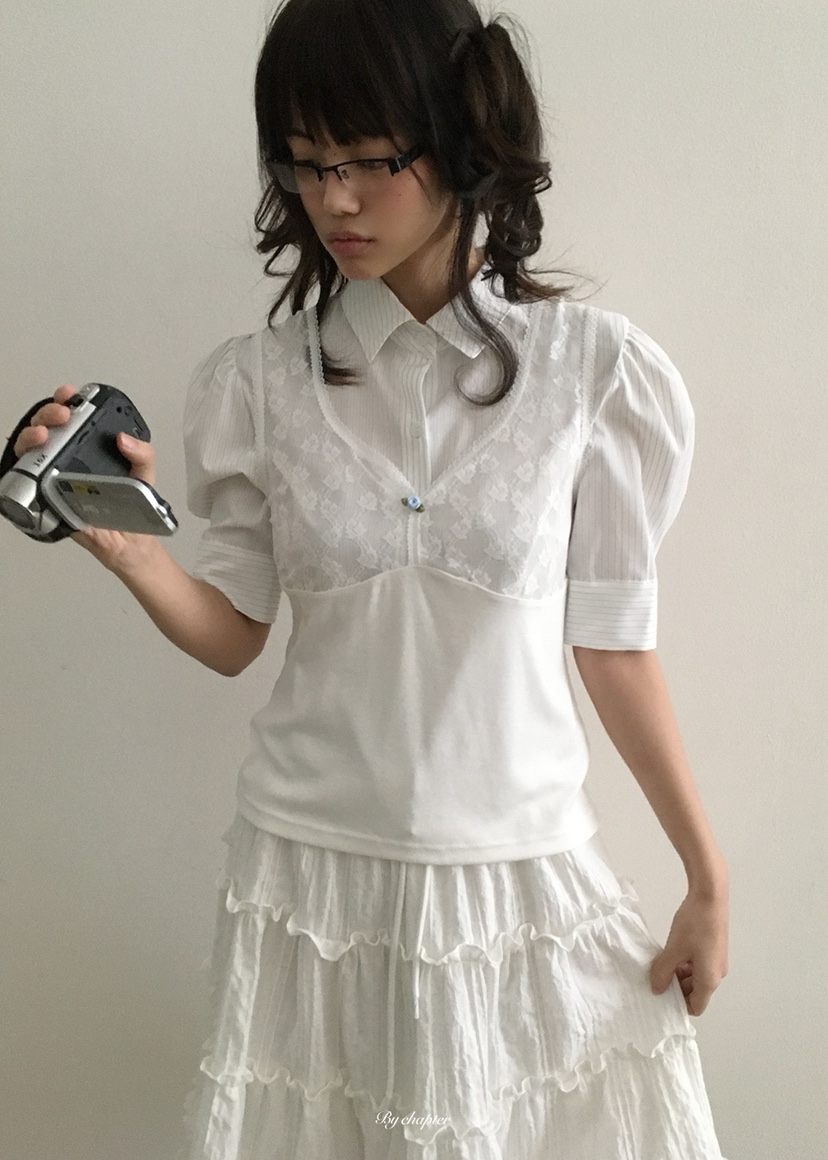 BY CHAPTER韓國直郵實拍女士新品時尚吊帶背心不含內搭蕾絲BY Chapter吊帶/背心圖色3