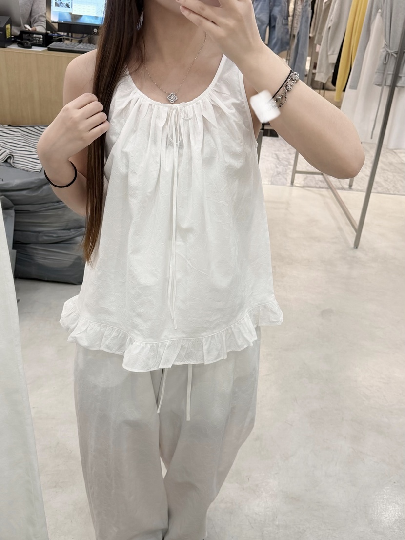 THE EYL韓國直郵實拍女士新品26春夏時尚職業熱賣吊帶背心THE EYL吊帶/背心