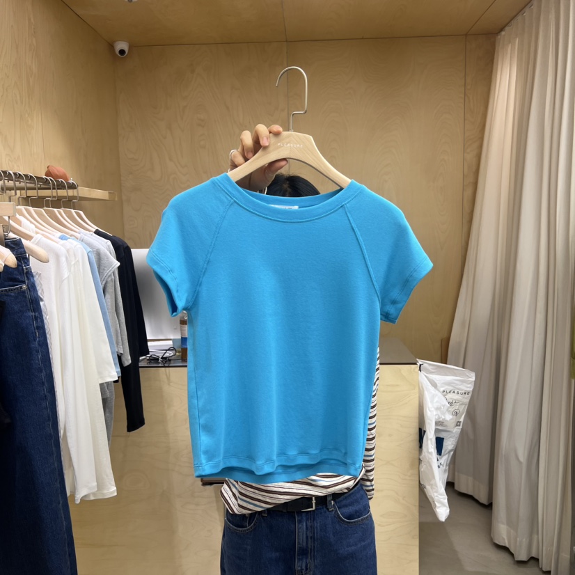 PLEASURE韓國東大門直郵女裝新款休閑時尚熱賣人氣推薦T恤PLEASURET恤圖色1