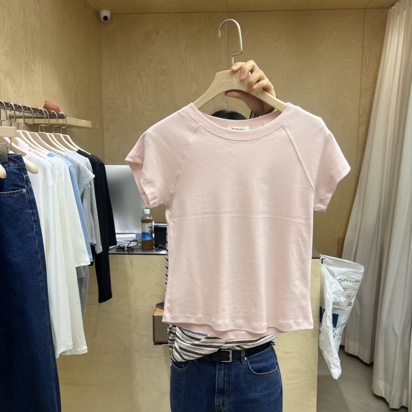 PLEASURE韓國東大門直郵女裝新款休閑時尚熱賣人氣推薦T恤PLEASURET恤圖色3