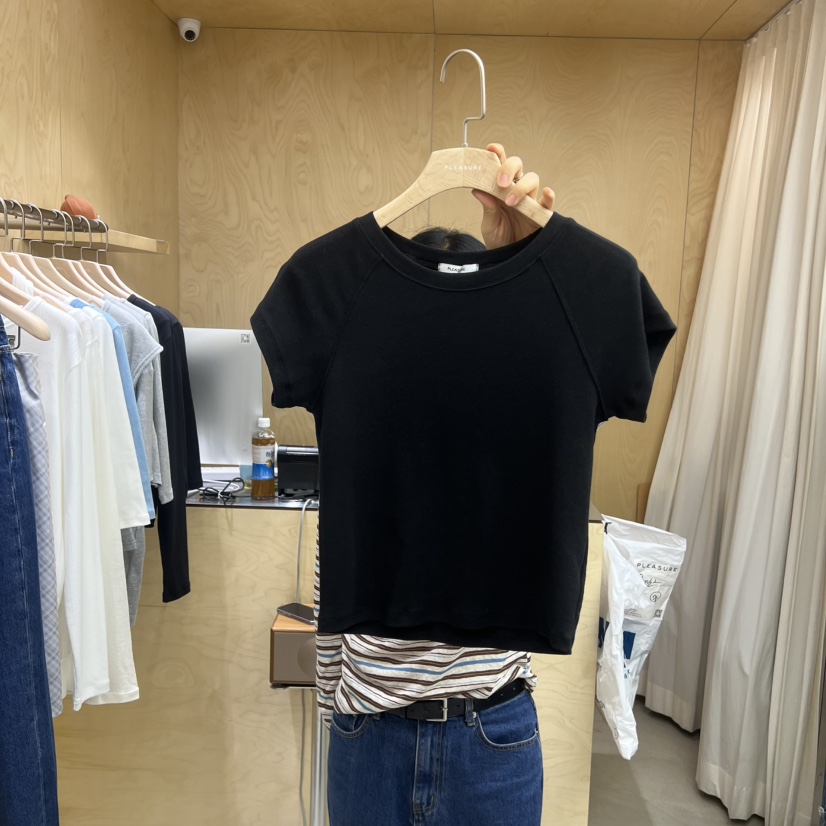 PLEASURE韓國東大門直郵女裝新款休閑時尚熱賣人氣推薦T恤PLEASURET恤圖色4