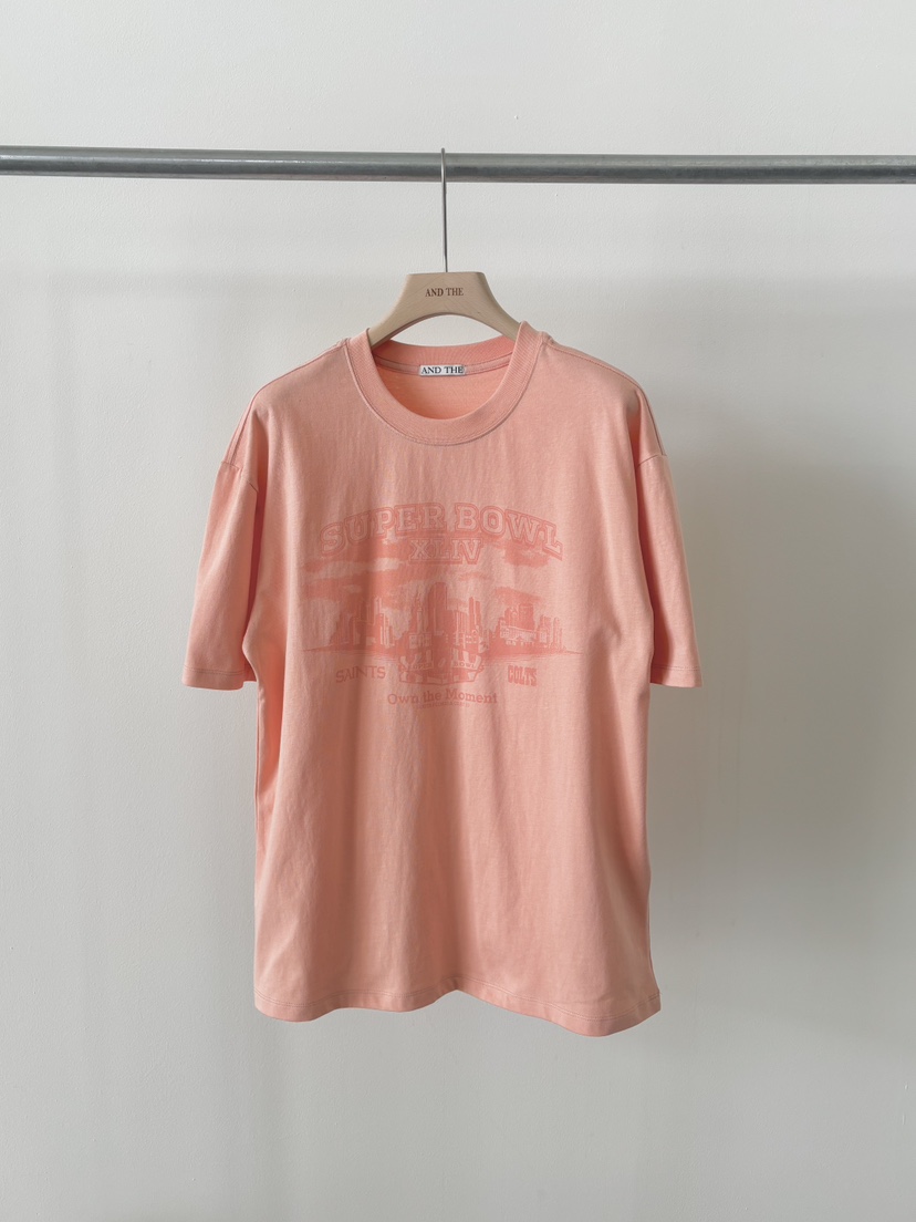 AND THE韓國東大門直郵女士新品職業熱賣休閑26春夏推薦T恤AND THET恤圖色2