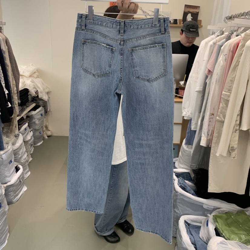 ARE韓國東大門代購女裝新款推薦熱賣休閑職業時尚26春夏牛仔褲ARE YOU/ARE牛仔褲