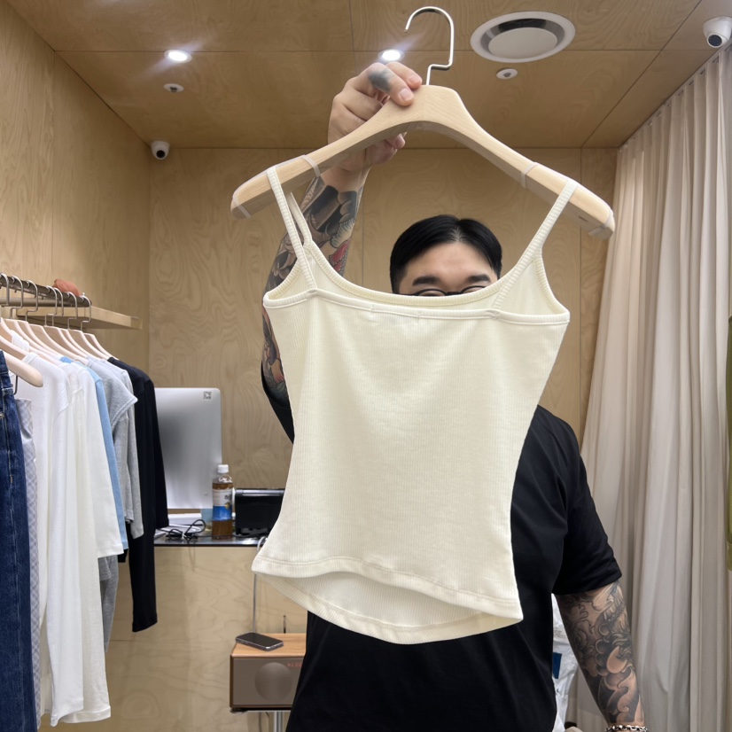 PLEASURE韓國直郵女士新品休閑職業26春夏人氣推薦吊帶背心PLEASURE吊帶/背心