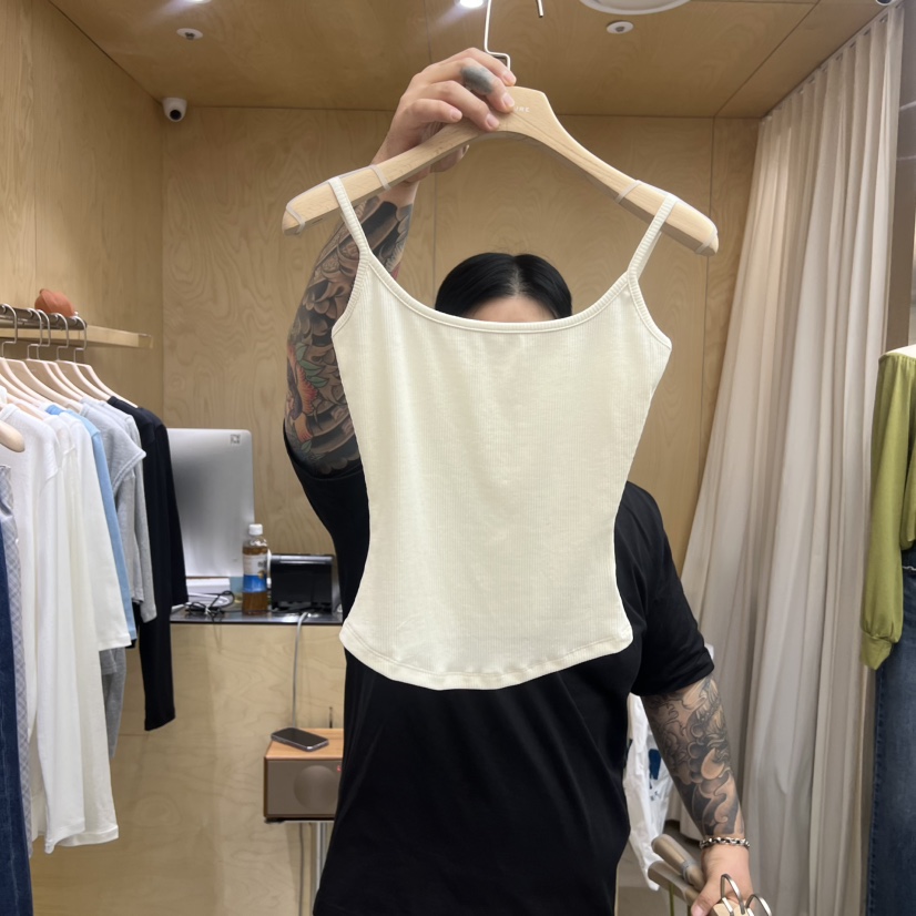 PLEASURE韓國直郵女士新品休閑職業26春夏人氣推薦吊帶背心PLEASURE吊帶/背心圖色1