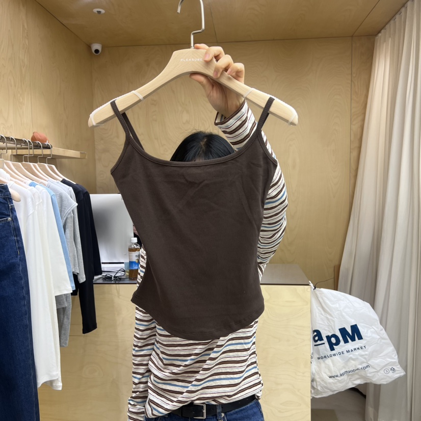 PLEASURE韓國直郵女士新品休閑職業26春夏人氣推薦吊帶背心PLEASURE吊帶/背心圖色4