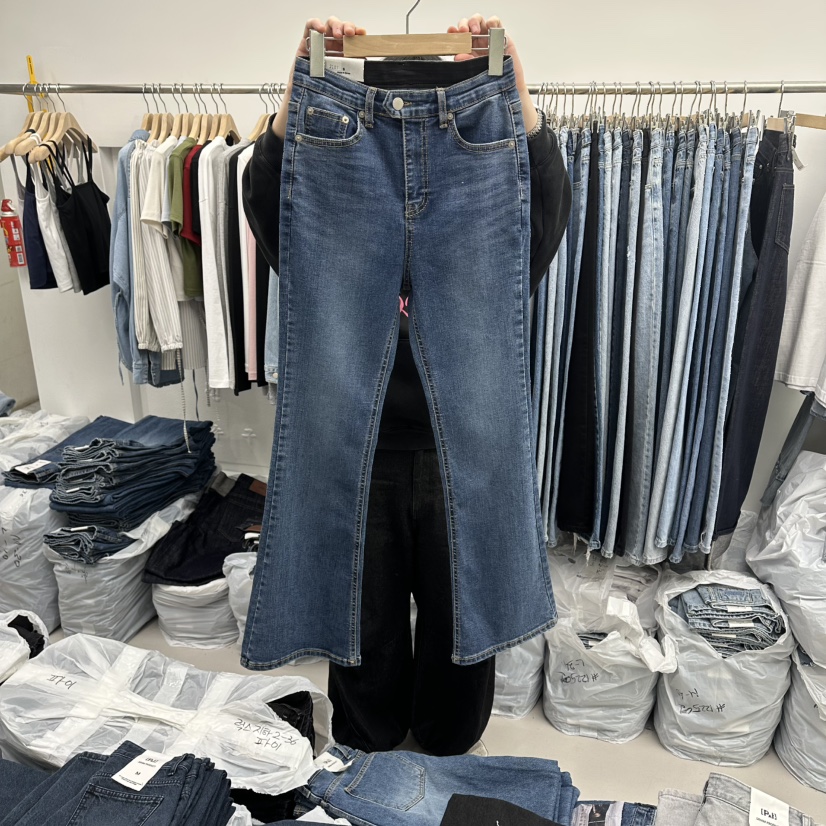 PAI韓國直郵女裝新品職業推薦熱賣26春夏人氣時尚休閑牛仔褲[PΛi]_PAi牛仔褲圖色1