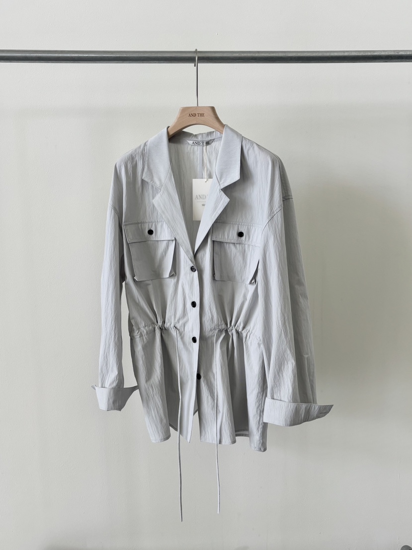 AND THE韓國代購女士新款休閑職業熱賣時尚人氣26春夏夾克AND THE夾克圖色2