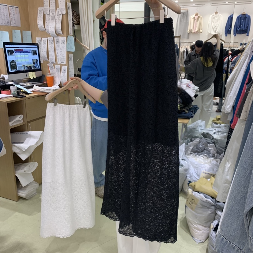 EUM韓國直郵實拍女裝新款休閑時尚人氣職業熱賣26春夏長裙EUM長裙