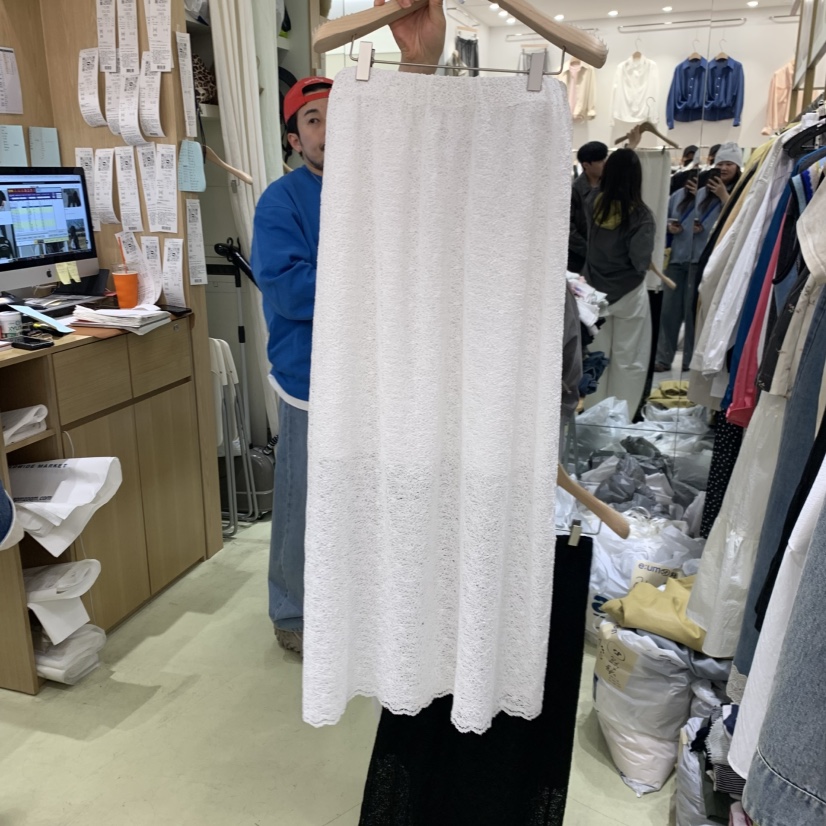 EUM韓國直郵實拍女裝新款休閑時尚人氣職業熱賣26春夏長裙EUM長裙圖色1