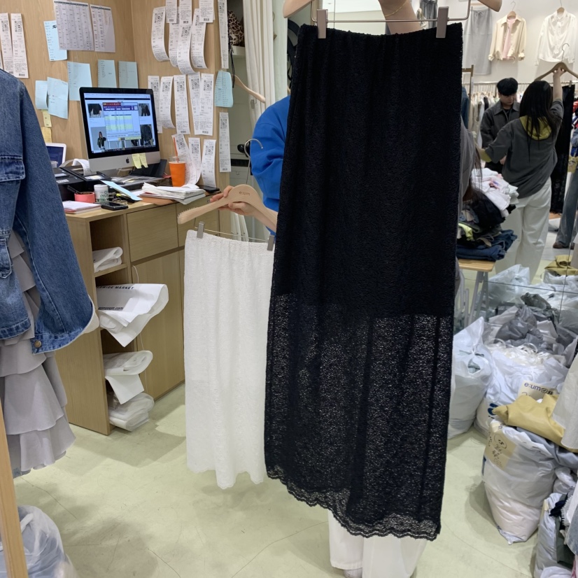 EUM韓國直郵實拍女裝新款休閑時尚人氣職業熱賣26春夏長裙EUM長裙圖色2