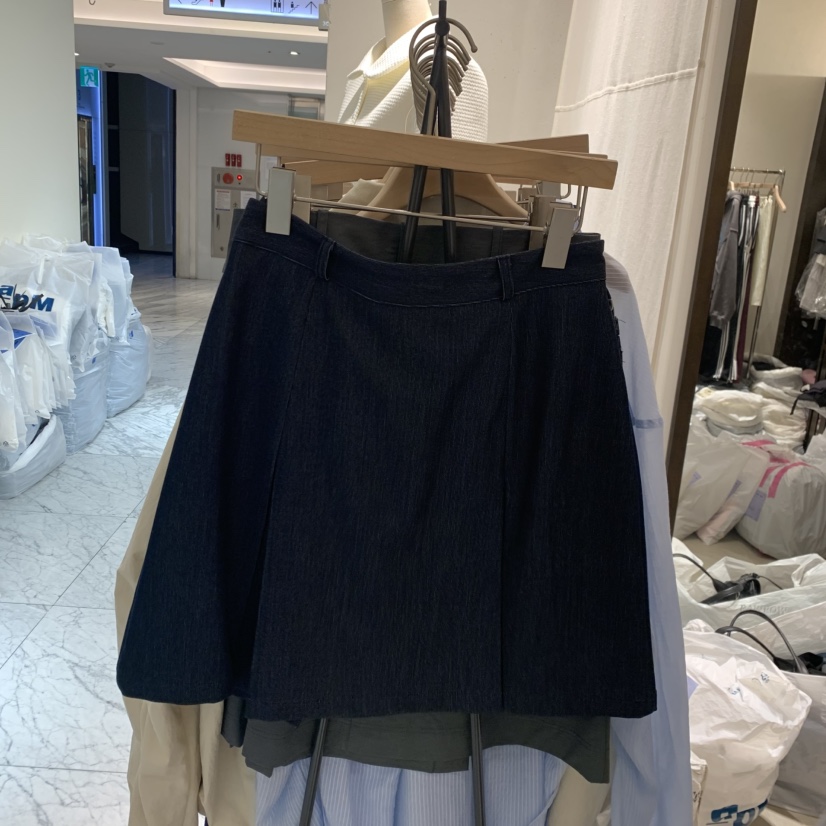 RAWROW韓國直郵女士新款職業推薦時尚休閑短裙含小包條紋RAWROW短裙