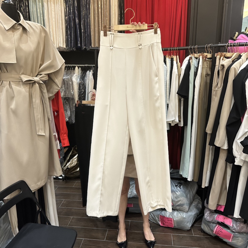 HERISH韓國東大門直郵女裝新款時尚職業26春夏推薦休閑褲Herish休閑褲圖色1