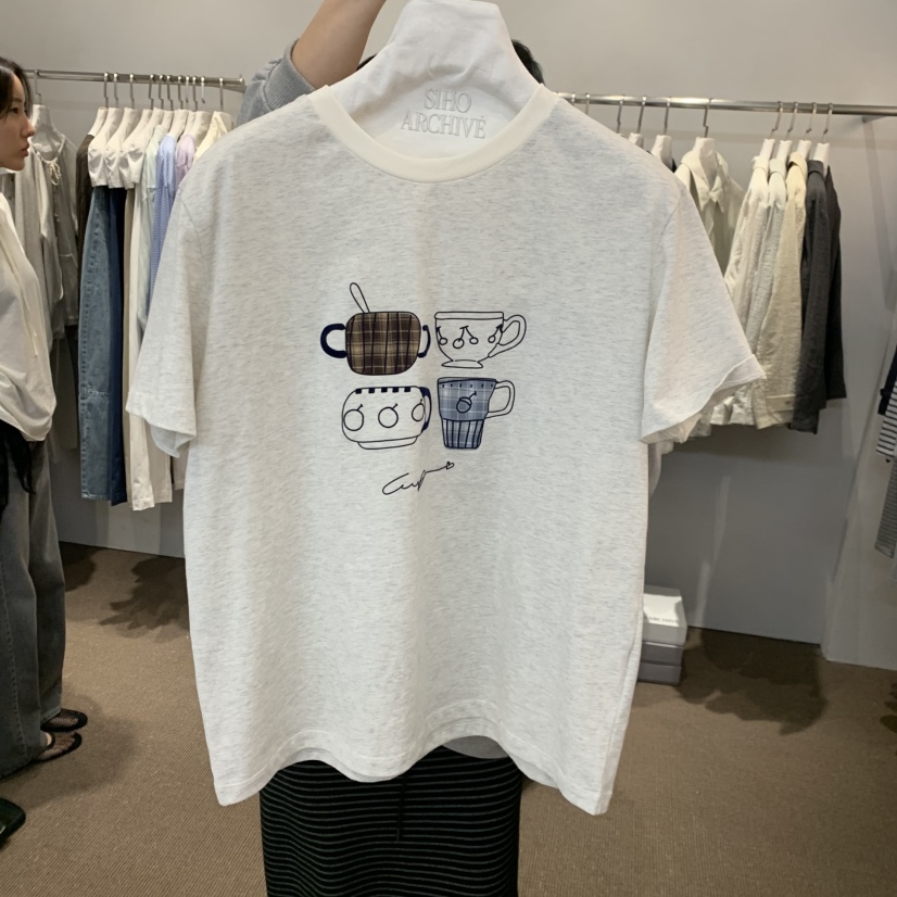 SIHO ARCHIVE韓國東大門直郵女士新款26春夏職業時尚T恤SIHO ARCHIVET恤圖色2