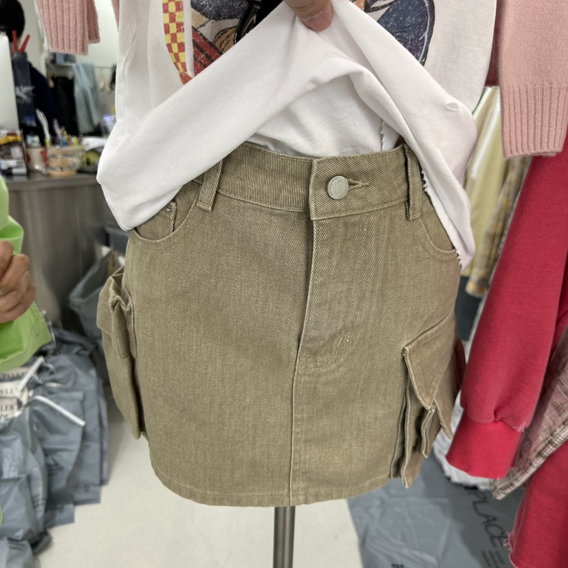 REPELLER韓國直郵實拍女裝新款26春夏時尚熱賣推薦裙褲工裝REPELLER裙褲圖色2